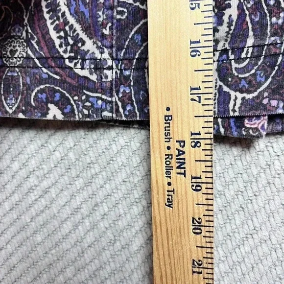 Knox Rose Womens Purple Paisley Corduroy Mini Skirt Sz 6 Nwt Bohemian 70S - Picture 7 of 7